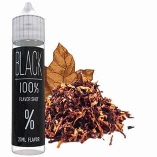 Black 100% Flavorshot (20ml to 60ml)