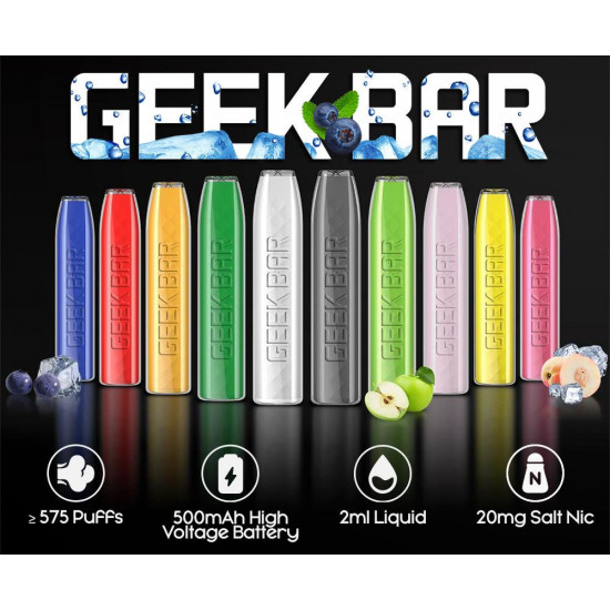 Geek Bar Blueberry Bubble Gum 20mg 2ml 