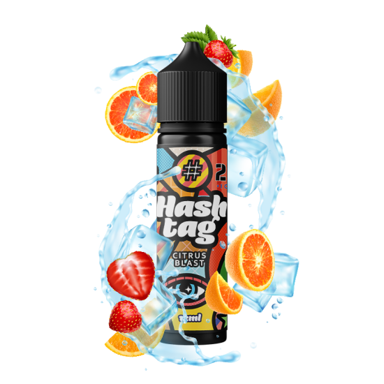 HASHTAG FLAVORSHOTS CITRUS BLAST (ICE) #28 (12/60 ML)