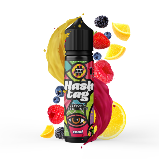 HASHTAG FLAVORSHOTS LEMON + RED FRUITS (ICE) #13 (12/60 ML)