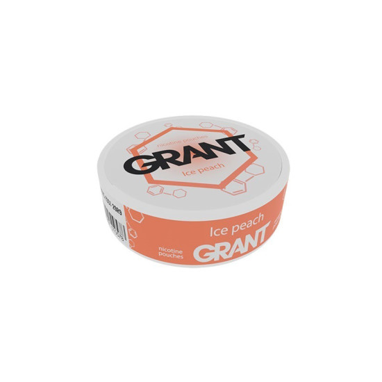 Grant Nicotine Pouches Ice Peach 20mg/g