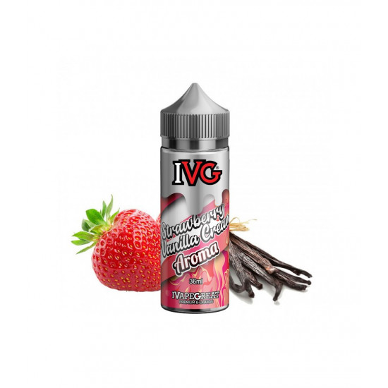 Flavorshot IVG Strawberry Vanilla Cream (36ml to 120ml)