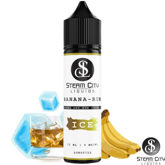 Steam City Flavour Shot Banana Rum ice (12 to 60ml)